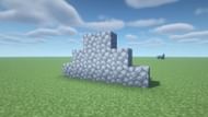 Cobblestone is the best step up for new players upgrading their Minecraft base from wood (Image via Mojang)
